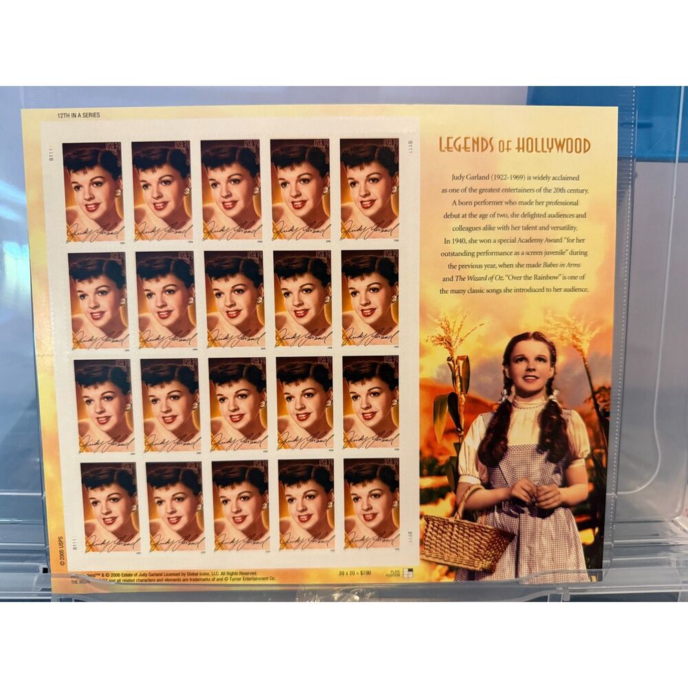 Wizard of Oz Corner Block Stamps